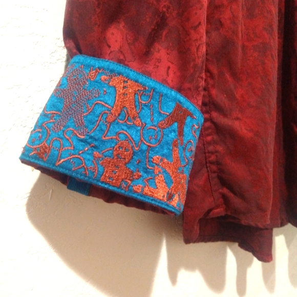 Robert Graham Gingerbread Button Down Shirt - Picture 8 of 10